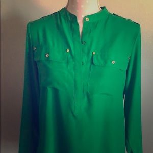Small Green Michael Kors top